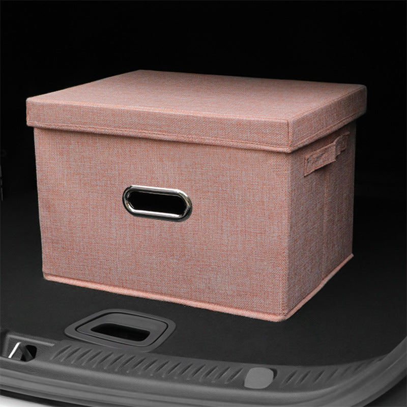Aiqi car multi-purpose storage box with compartments for organized vehicle storage, shown in a clean, practical car interior.