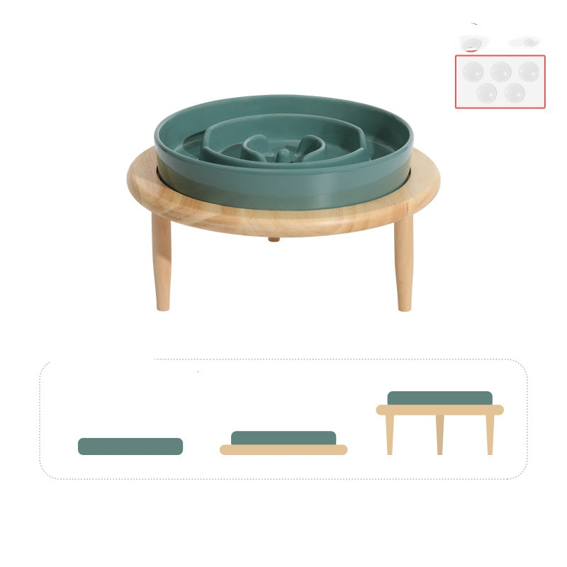 Ceramic Neck-Protection Slow Feeder Bowl