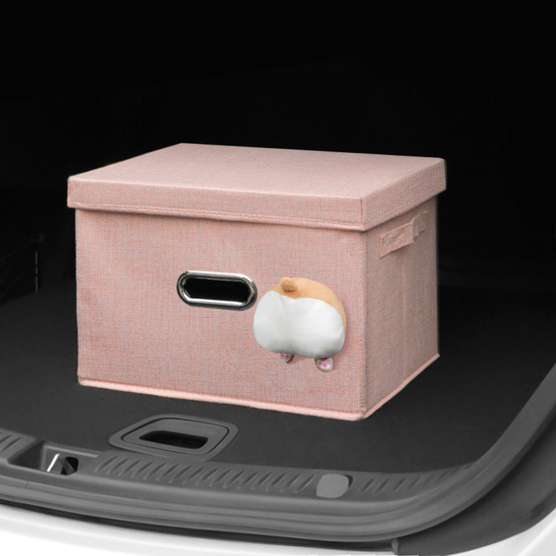 Aiqi car multi-purpose storage box with compartments for organizing small items inside a vehicle.