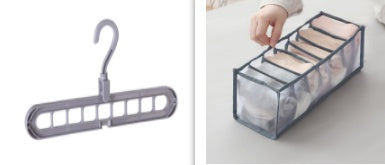 Foldable mesh storage box by Aiqi, a versatile home storage container with breathable mesh sides and foldable design.