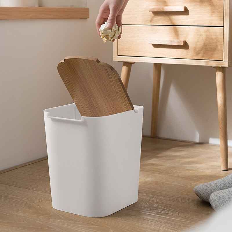 Press-lid kitchen storage container for rice, grains, and pantry staples.