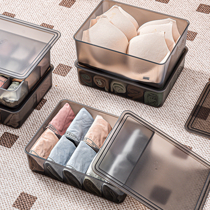 RenFan stacked storage box for underwear, bras, and socks, ideal for wardrobe organization and home storage solutions.