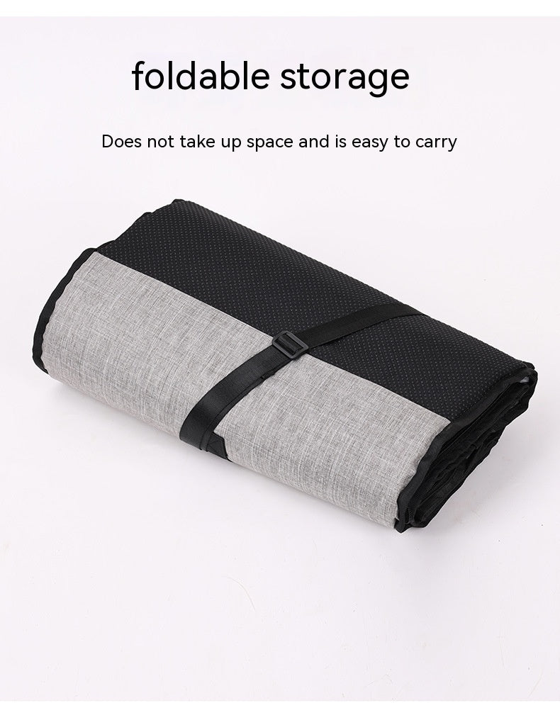 Portable Aiqi pet cage nest for dogs, lightweight and foldable, ideal for traveling and outdoor use with comfortable pet shelter.