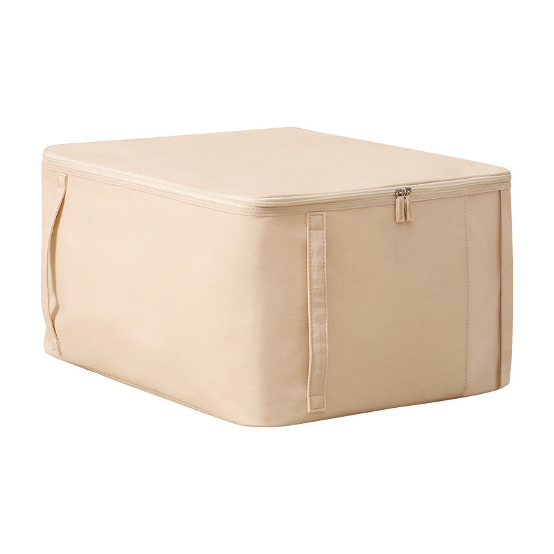 RenFan Tianshan cotton and linen storage box for clothes, quilt, and organize bags, featuring a visual window for easy identification.