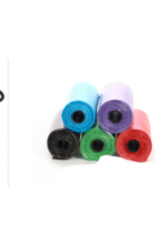 Aiqi pet trash bags for dog waste cleanup, durable waste refuse bags for convenient pet waste disposal.