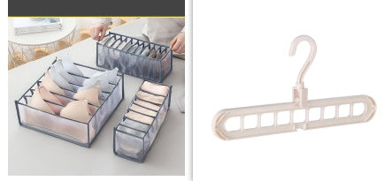 Foldable mesh storage box by Aiqi, a versatile home organization container with breathable mesh design for household use.