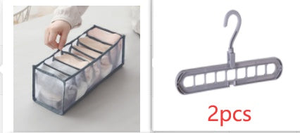 Aiqi foldable mesh storage box for home use, showcasing its lightweight, breathable design and spacious interior for organizing.