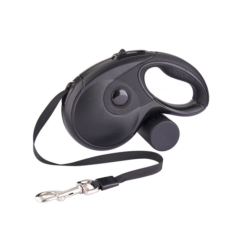 Automatic retractable pet traction rope by RenFan, featuring a compact design for household pets, with a durable cord and ergonomic handle.