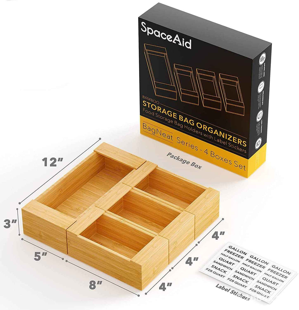 Kitchen Storage Drawer Organizer Box