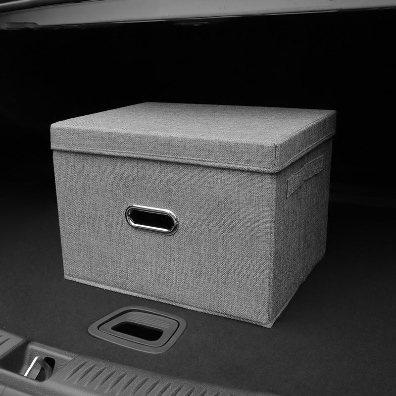 Aiqi car multi-purpose storage box with compartments, designed for organized vehicle interior storage.