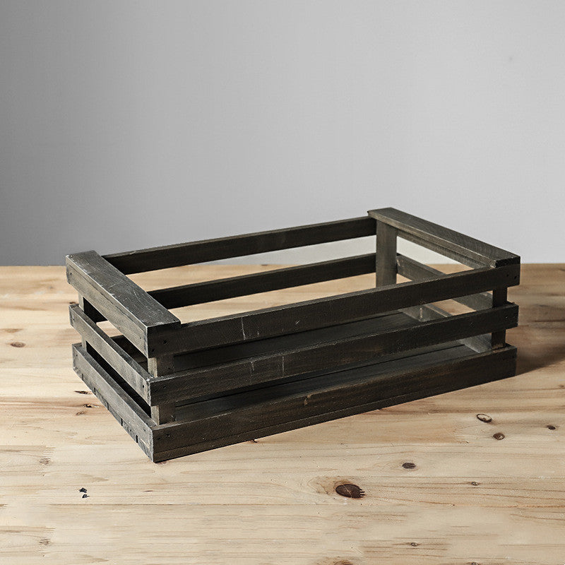Wooden storage box and sundries basket by RenFan, ideal for home organization and keeping small items tidy.