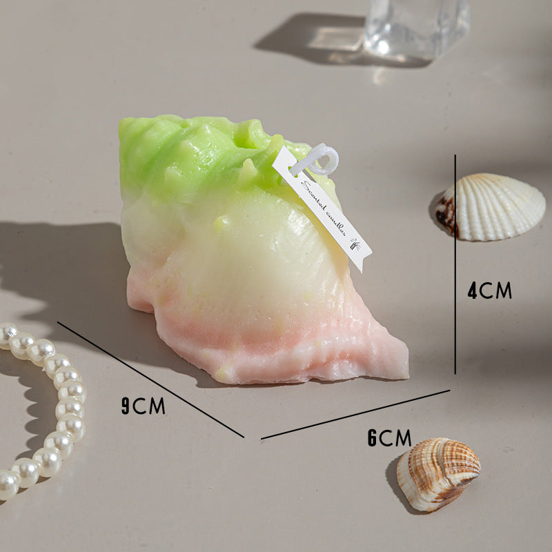 RenFan conch shell aromatherapy candle gift with natural shell design and soothing scent, perfect for relaxation and home decor.